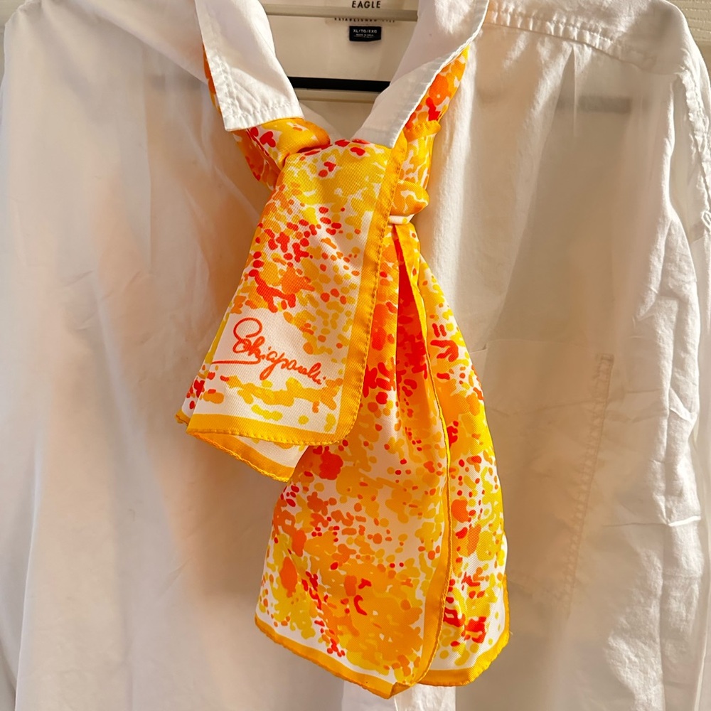 Vintage Schiaparelli neck scarf
